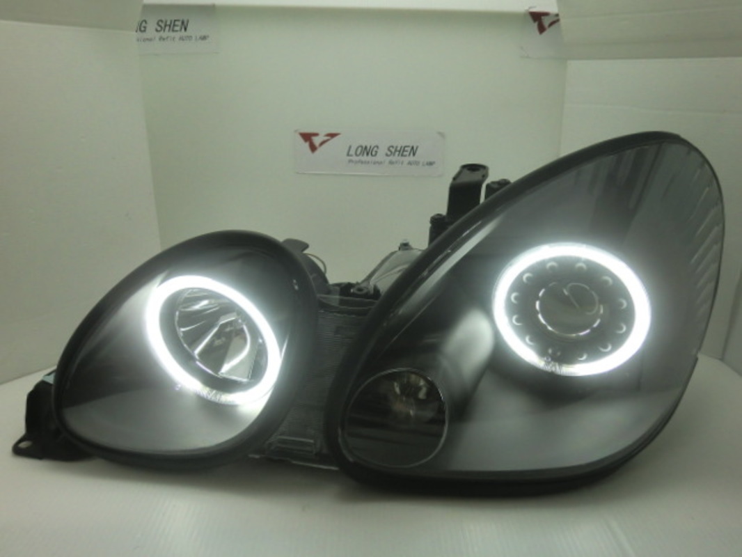 1998-2005/04 GS300 黑框 CCFL光圈魚眼 大燈 (缺貨)